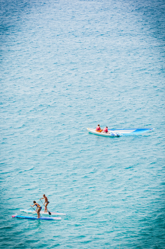 Stand Up Paddle meets Sailing boat