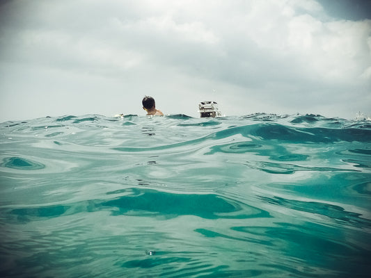 Schwimmen in der Bucht