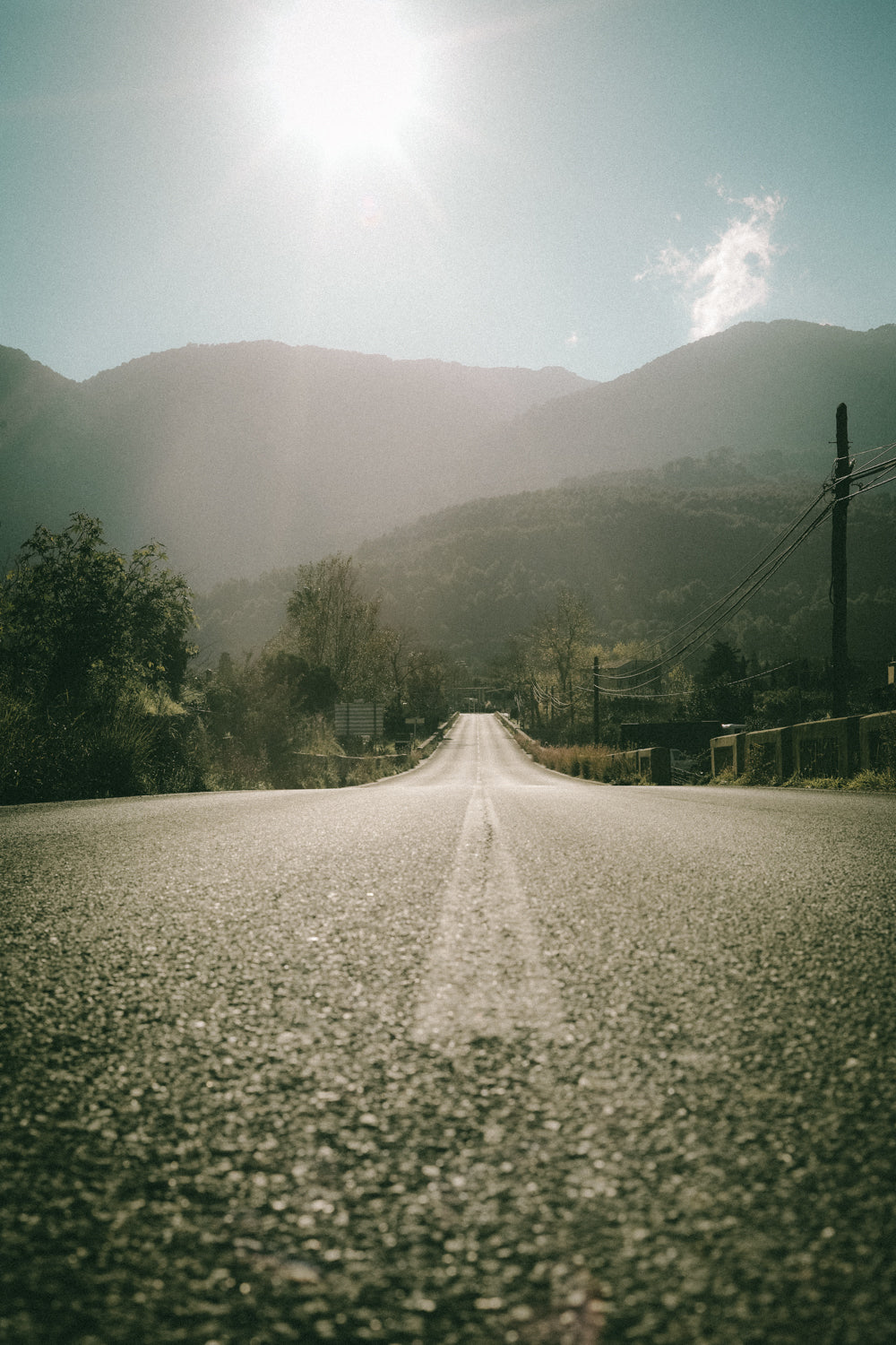 Landstrasse im Tramuntana-Gebirge